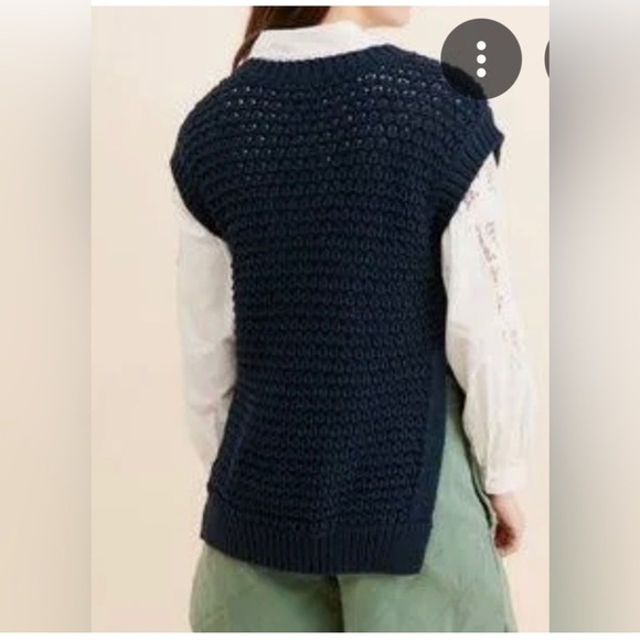 Maeve By Anthropologie Hi-Low Sweater Vest - Picture 2 of 13